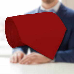 Red Velvet Solid Color   Classic   Elegant  Neck Tie