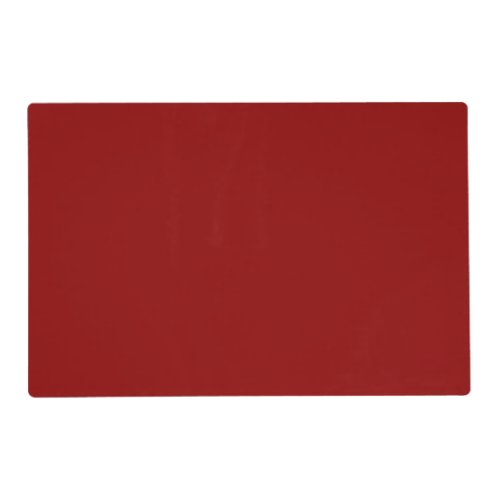 Red Velvet Solid Color  Classic  Elegant  Placemat