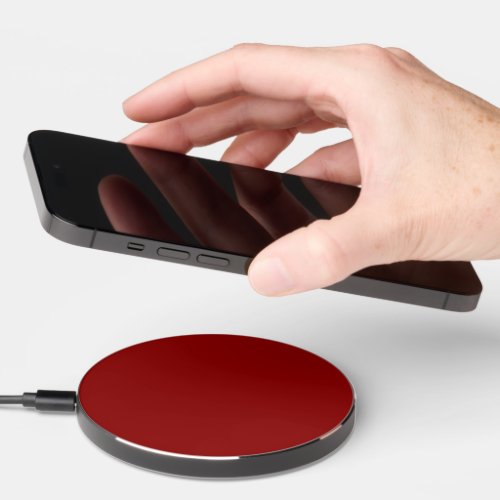 Red Velvet Solid Color  Classic  Elegant  Wireless Charger