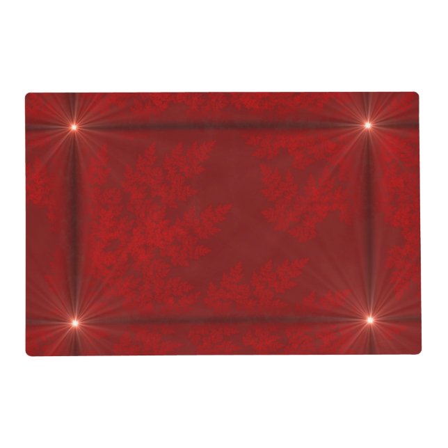 Red Velvet Starbursts Placemat (Front)