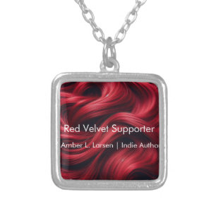 Red Velvet Supporter Silver Plated Necklace