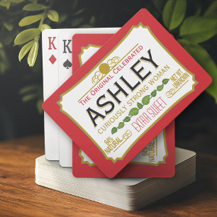 Red Version - A humorous take on an iconic design Poker Cards