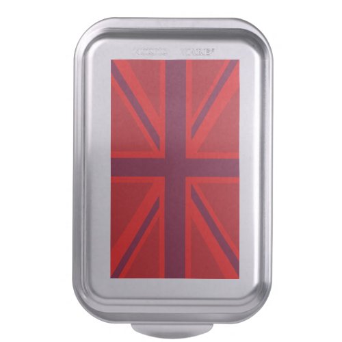 Red Version British Union Jack Decor Cake Pan