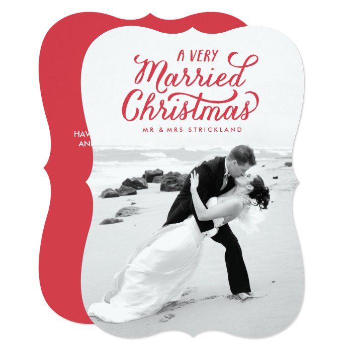 Married Christmas Cards 