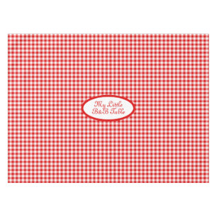 Red Vichy Gingham for Business, B&B,  Restaurants  Tablecloth