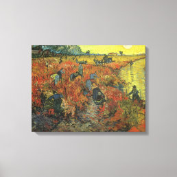Red Vineyard by Vincent van Gogh, Vintage Fine Art Canvas Print