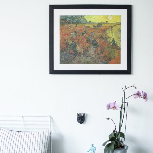 Red Vineyard by Vincent van Gogh Vintage Fine Art Poster