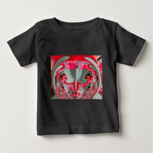 Red Vintage Hakuna Matata round cool gifts Baby T_Shirt