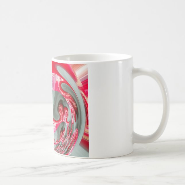 Red Vintage Hakuna Matata round gifts Coffee Mug (Right)