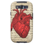 Red vintage heart