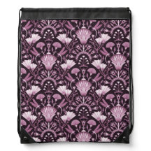 Red-violet lotus pattern