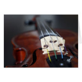 Red Violin Card (Front Horizontal)