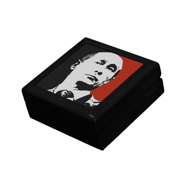 Red Vladimir Putin Jewelry Box (Side)