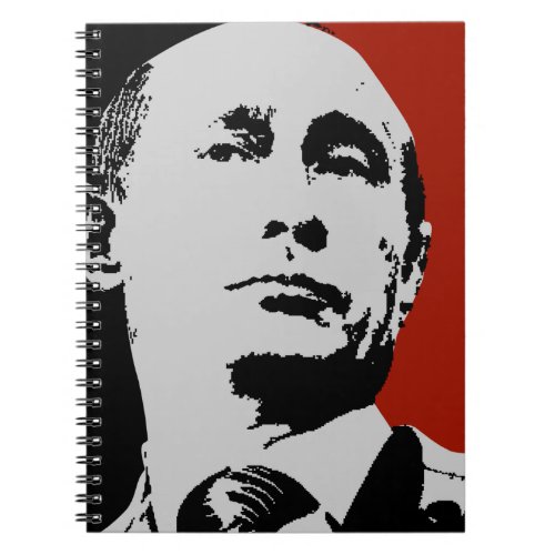 Red Vladimir Putin Notebook