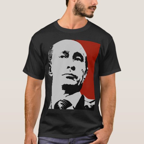 Red Vladimir Putin T_Shirt