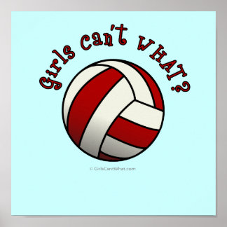 Volleyball Girl Posters | Zazzle