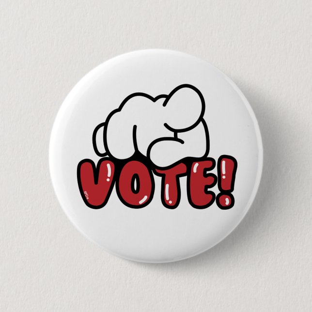 Red VOTE button (Front)