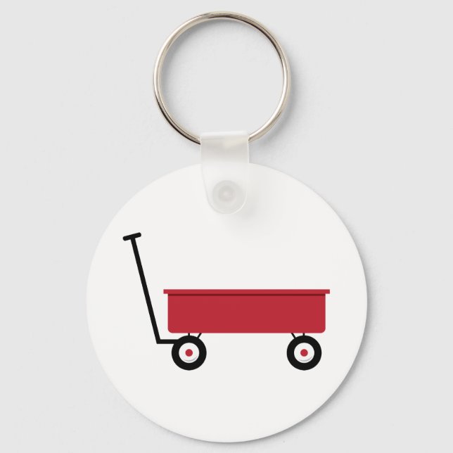 Red Wagon Keychain (Front)