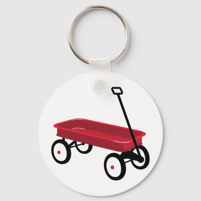 Red Wagon Keychain (Front)