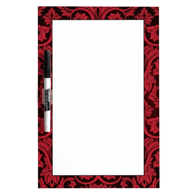 Red wallpaper 2 Dry-Erase board (Front)