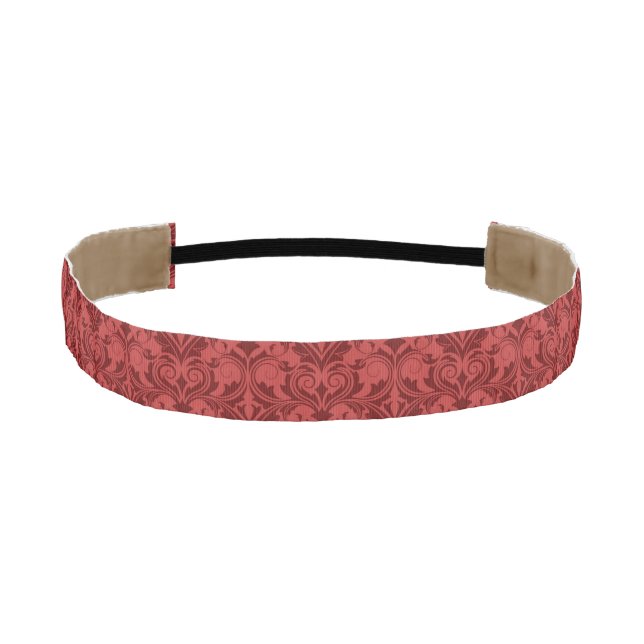 Red Wallpaper Athletic Headband (Front)