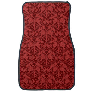 Red Wallpaper Car Floor Mat