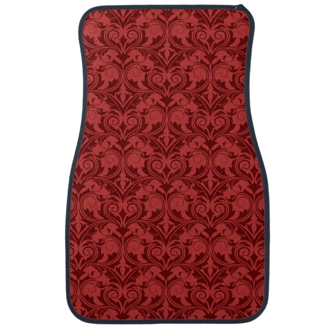 Red Wallpaper Car Floor Mat (Front)
