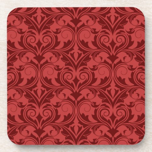 Red Wallpaper Coaster