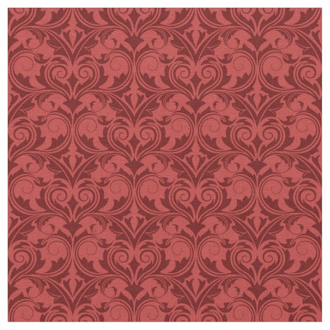 Red Wallpaper Fabric (Close Up)
