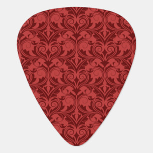 Red Wallpaper Guitar Pick