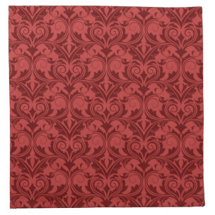 Red Wallpaper Napkin