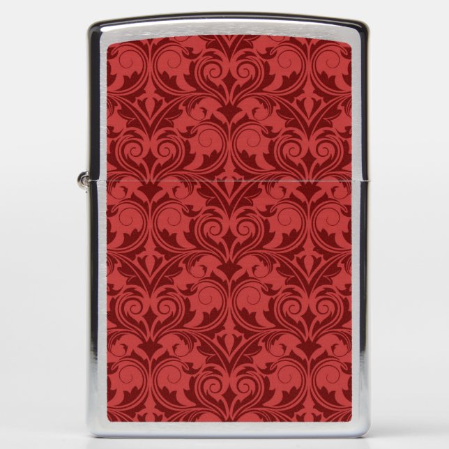 Red Wallpaper Zippo Lighter (Front)