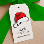 Red Watercolor Christmas Santa Hat Sketch Gift Tags<br><div class="desc">Top off your gifts this season with this playful gift tag featuring a bright red watercolor Christmas Santa hat sketch.</div>