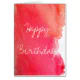 Red watercolor cute arty creative birthday | Zazzle