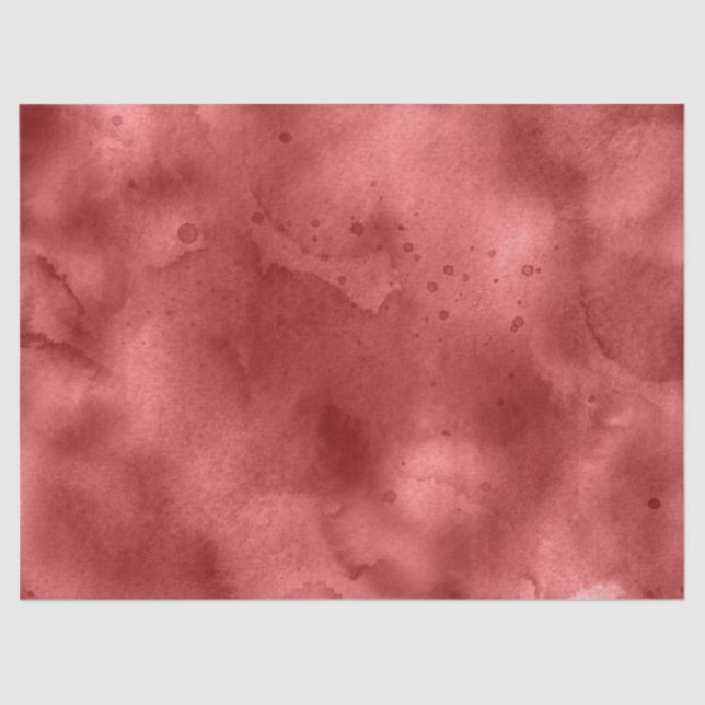 Red Watercolor   Tissue Paper (Front)
