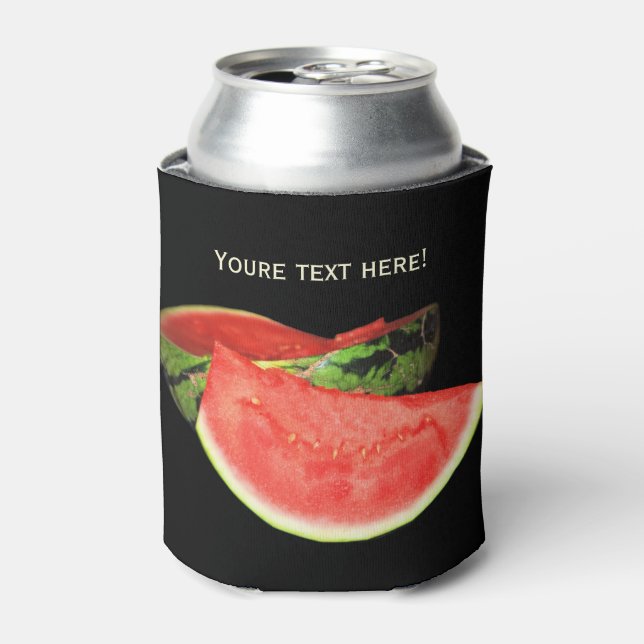 Red Watermelon Can Cooler (Can Front)