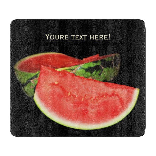 Red Watermelon Cutting Board (Front)