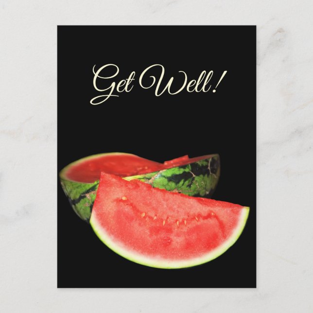 Red Watermelon Postcard (Front)