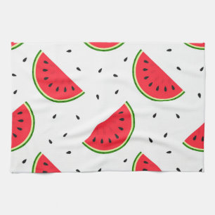 Red watermelons design kitchen towel. kitchen towel