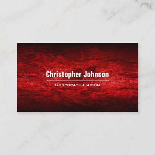 Customizable Red Waves Modern Professional Business Card
