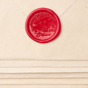 Red Wax Seal Sticker Believe