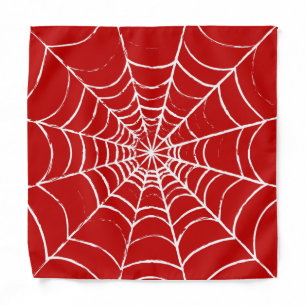 Red Web Bandana