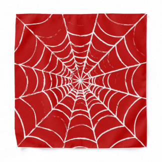 Red Web Bandana