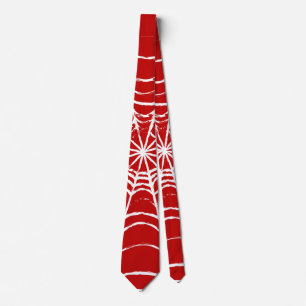 Red Web Neck Tie