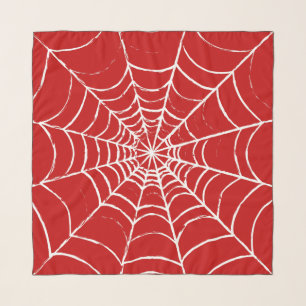 Red Web Scarf