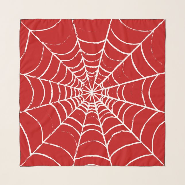 Red Web Scarf (Front)