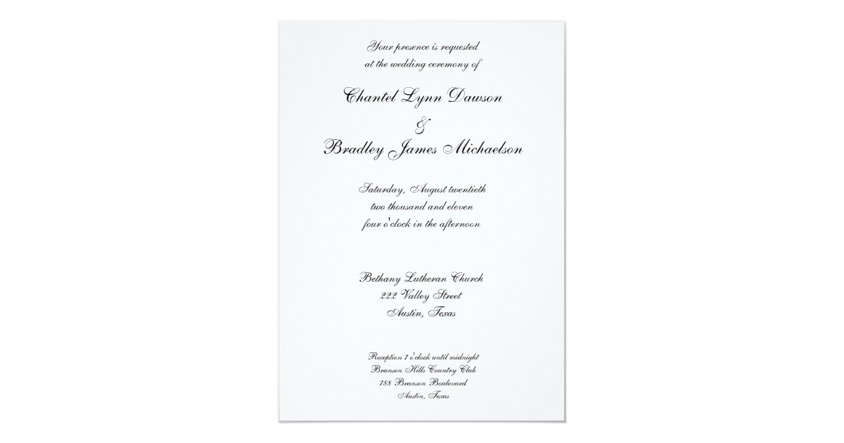 Red Wedding Couple Wedding Invitation | Zazzle.com