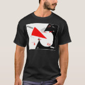 Red wedge t shirt sales
