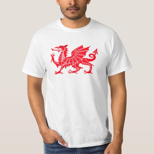 Red Welsh Dragon Shirt (Front)