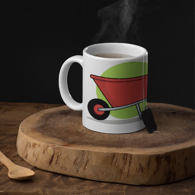 Red Wheelbarrow Garden Cart Coffee Mug (Creator Uploaded)